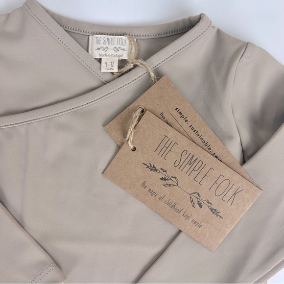 The Simple Folk | The SPF 50+ Swim Top Dune | 6/9 M - Picture 13 of 16